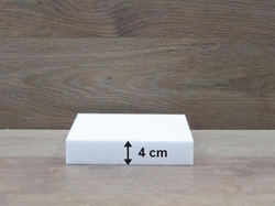 Viereck / Quadratische Tortendummies von 4 cm hoch
