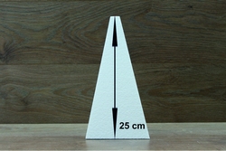 Piramide 12 x 12 cm - 25 cm hoog