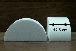 Half ronde taartdummies van 12,5 cm rond