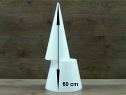 Cone 60 cm high 2 parts