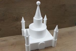 Castle cake dummy set 24 pcs - 35 x 35 cm, 38 cm high