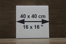 Vierkant 4 cm hoog - 40 x 40 cm