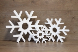 Eiskristalle A mit Runde öfnung - 20 cm