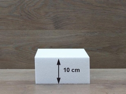 Viereck / Quadratische Tortendummies von 10 cm hoch