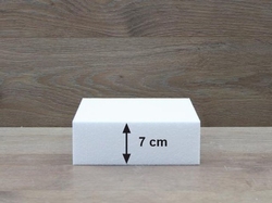 Viereck / Quadratische Tortendummies von  7 cm hoch