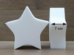 Stern Tortendummies von 7 cm hoch