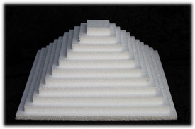 Square Sheet 1 cm thick polystyrene