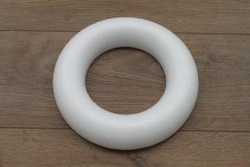 Styropor Ring met platte achterkant