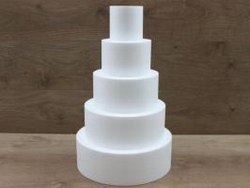 Round cake dummy set of 10 cm high