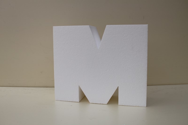 Letter taartdummies van 10 cm hoog