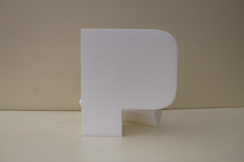 Letter taartdummies van 10 cm hoog