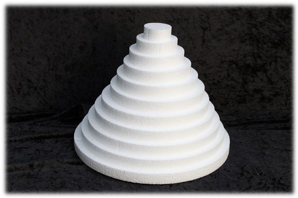 Round Sheet 2,5 cm thick polystyrene