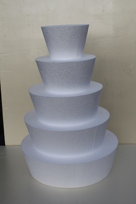 Fountain Cake dummy set of 5 pcs