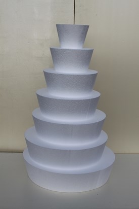 Fountain Cake dummy set of 7 pcs