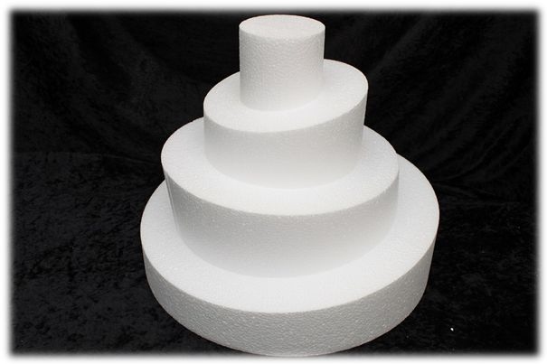 Wonky Cake - ronde taartdummies van 6 - 10 cm hoog