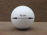 Styropor Kugel Ø 12 cm