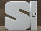 Letter taartdummies van 5 cm hoog