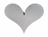Hart 5cm hoog - 35 cm breed
