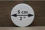 Schijf Rond 1 cm dik / Ø 5 cm - doos 200 stuks