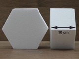 Zeshoek taartdummies van 10 cm hoog