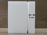 Rechteck Tortendummies mit Runde Kanten von 5 cm hoch