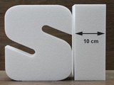 Letter taartdummies van 10 cm hoog