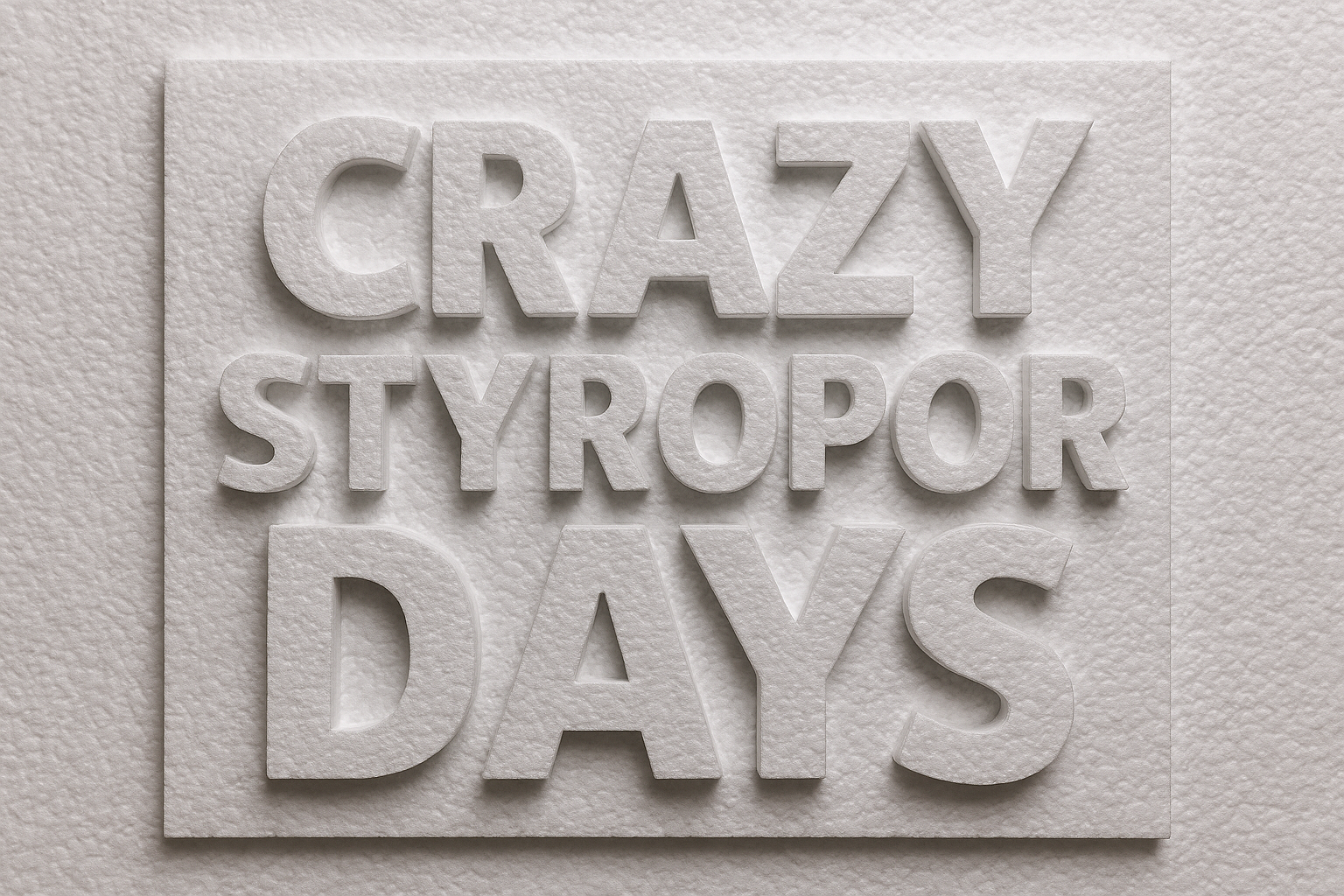 Crazy Styropor Days